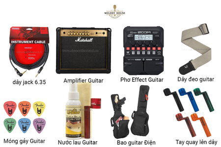 phụ kiện đàn guitar hà nội