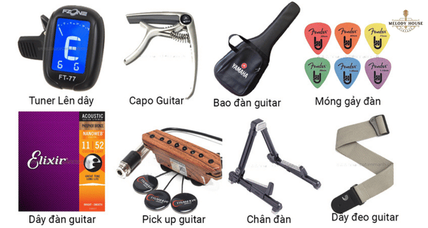 Phụ Kiện Đàn Guitar Hà Nội: Hướng Dẫn Mua Sắm Đầy Đủ Từ A-Z 2 phụ kiện đàn guitar hà nội